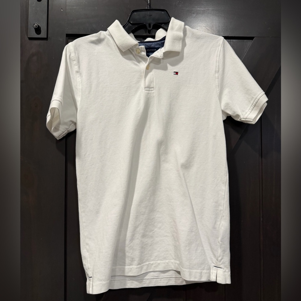 Tommy Hilfiger Kids White Polo Shirt